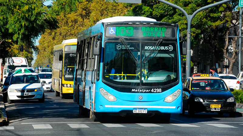 Rosario, Santa Fe y Córdoba suben 17% la tarifa de colectivos