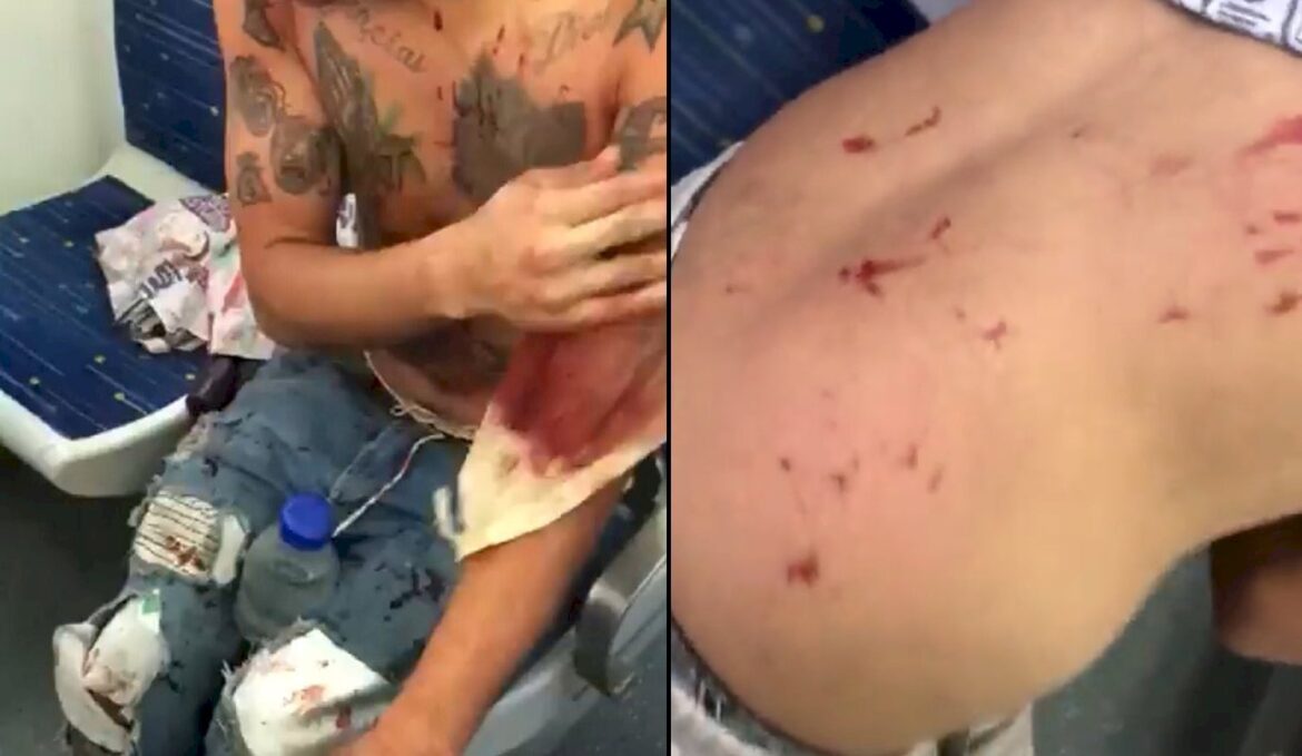 Barras de Racing atacaron a los Deportivo Cali, hay dos apuñalados