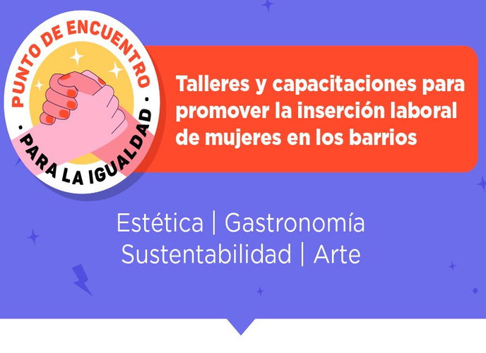 La Plata: Dictan talleres en refugios y comedores barriales para promover la inserción laboral de mujeres