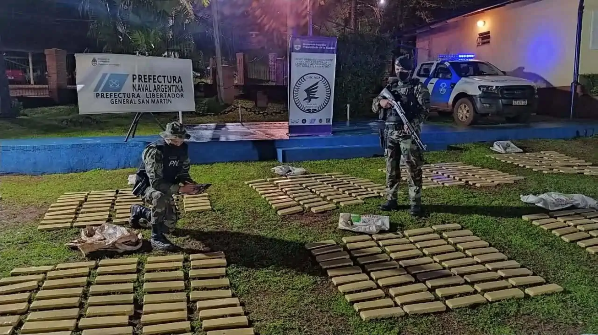 Secuestraron más de 860 kilogramos de marihuana en Misiones