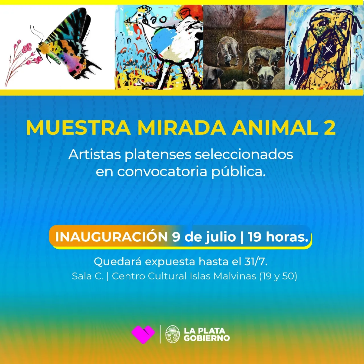 La Plata: Más de 80 obras platenses en la segunda edición de la muestra «Mirada Animal»