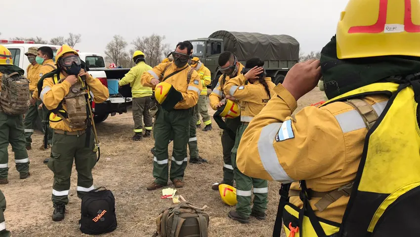 Fuerzas Armadas coordinó un Centro de Operaciones para unificar esfuerzos por incendios en el Delta