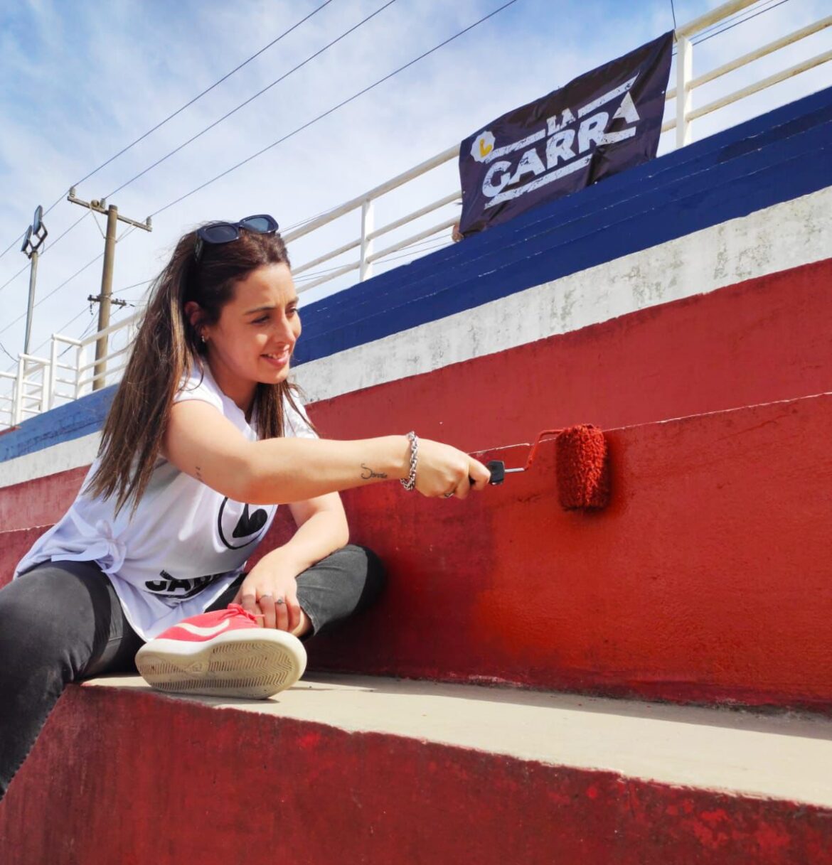 JULIETA QUINTERO ENCABEZÓ UNA JORNADA DE VOLUNTARIADO PARA PONER EN VALOR CLUBES DE BARRIO
