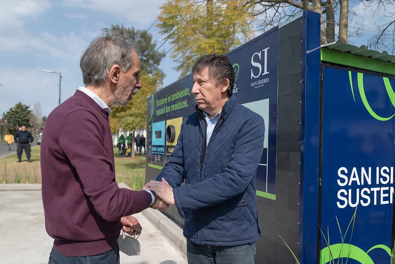 Gustavo Posse inauguró otro Ecopunto para separar residuos en Boulogne