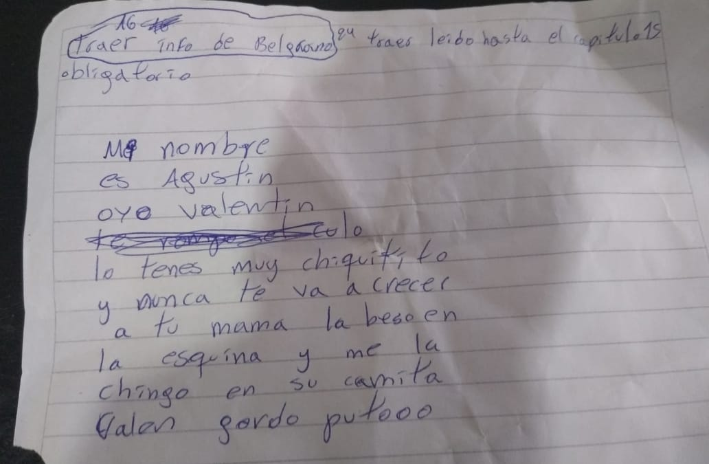La Plata: Acoso, violencia, y bullying en un colegio privado