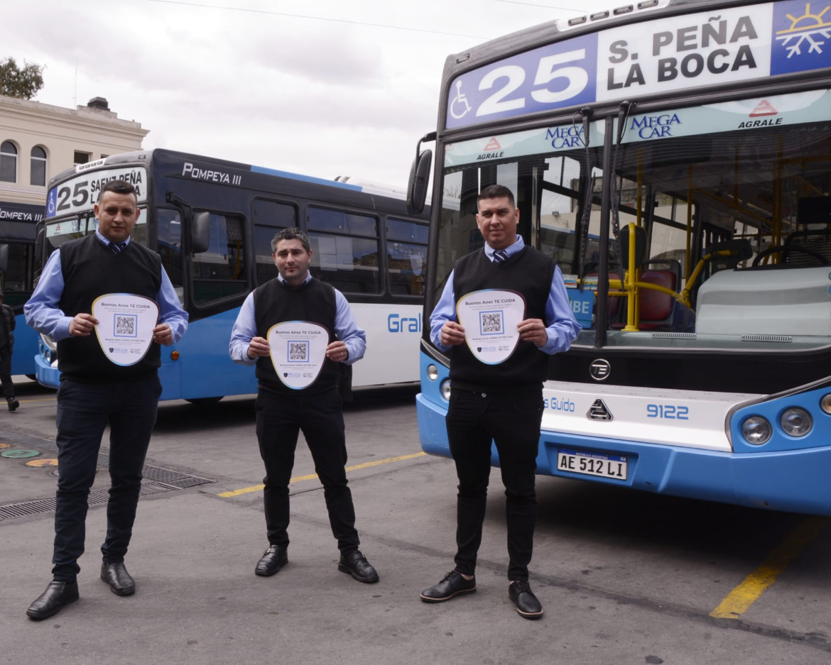 La Ciudad sigue ampliando canales de denuncia: presentó Códigos QR de Seguridad en colectivos