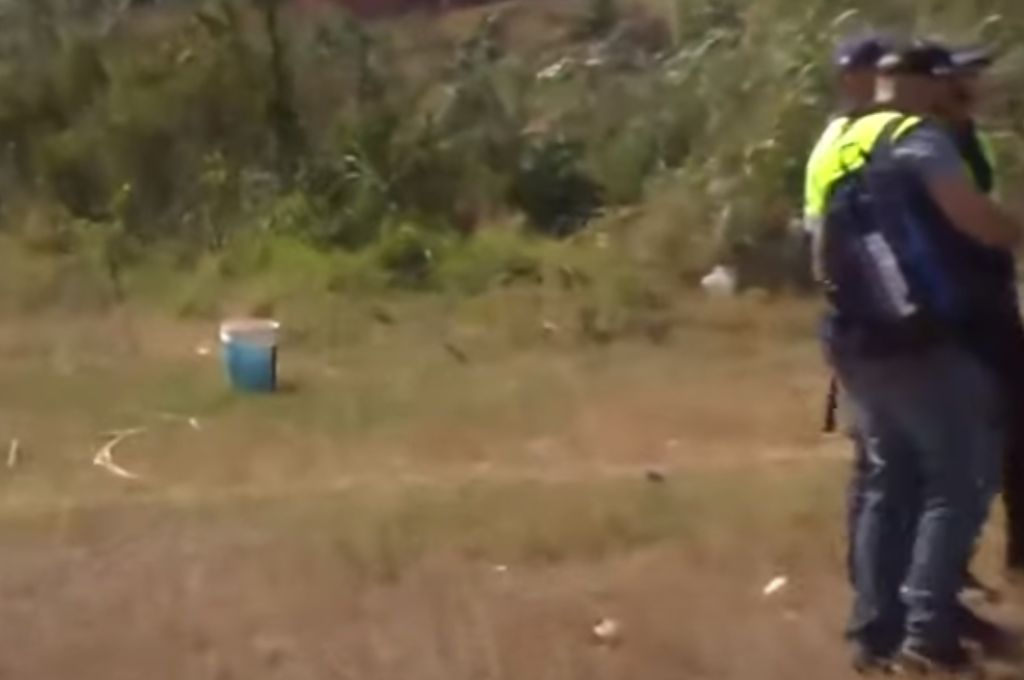 Conmoción hallaron una beba sin vida dentro de un tacho de pintura