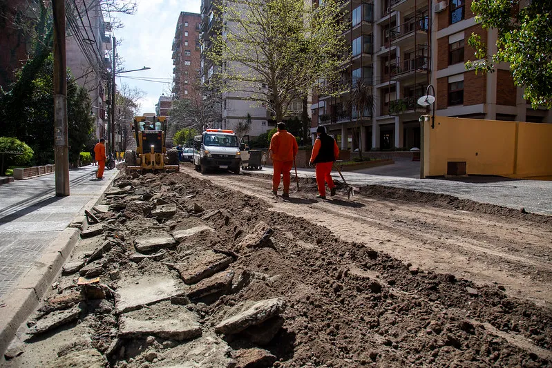 San Isidro: el Municipio sigue mejorando las calles del distrito