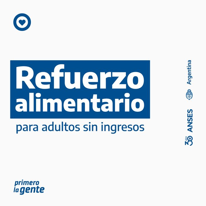 Empieza la inscripción para el Refuerzo alimentario de $ 45.000 para adultos sin ingresos