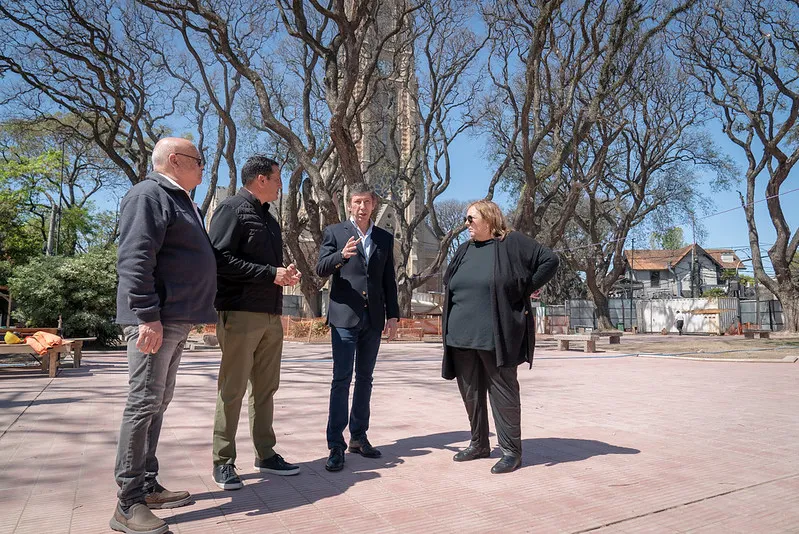 San Isidro: etapa final de las obras de restauración de la Plaza Mitre