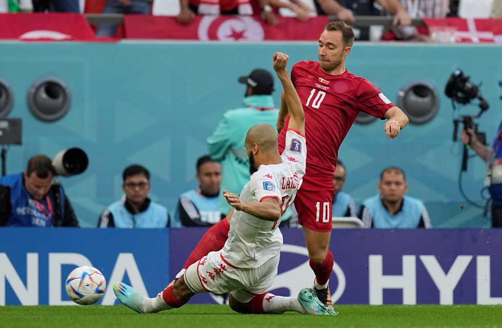 Dinamarca y Túnez igualaron por la primera fecha del Grupo D