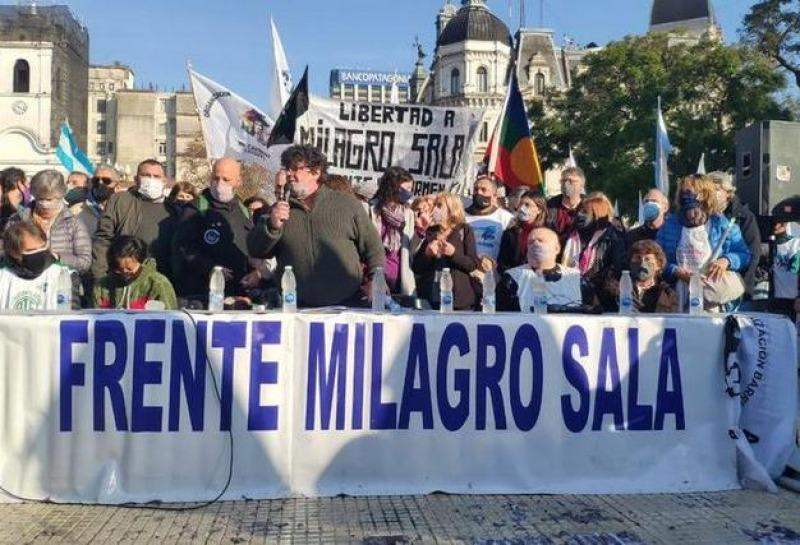 Organizaciones del Frente Milagro Sala marchan hoy en el centro porteño