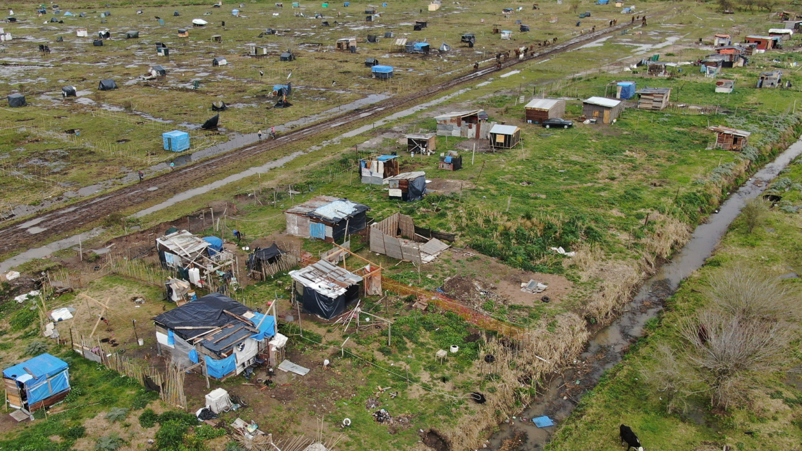 Avanza la construcción de viviendas en el predio recuperado de Guernica
