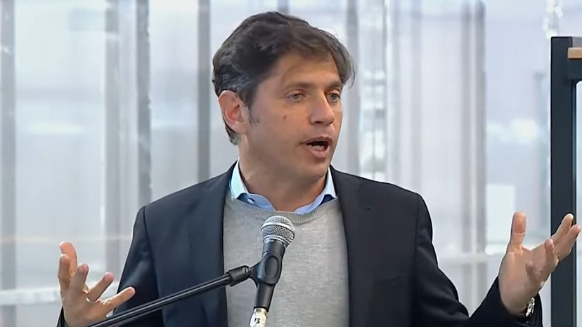 Kicillof presentó el primer sistema de producción industrial en contexto de encierro