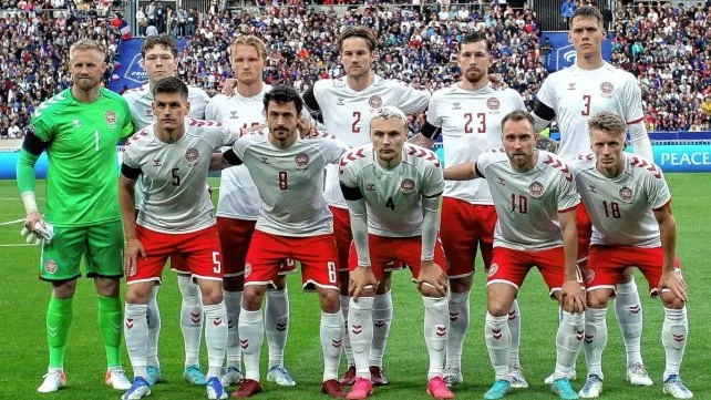 Dinamarca anuncia una lista de 21 jugadores convocados para el Mundial Qatar 2022