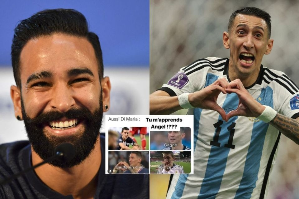 El francés Adil Rami ahora tilda de «llorón» a Ángel Di María