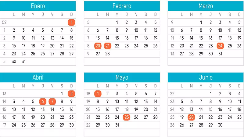 Feriados 2023: Habrá cuatro fines de semana extra largos