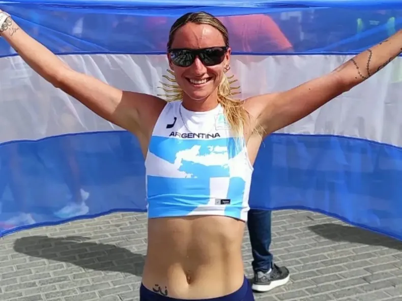 La argentina Florencia Borelli ganó medalla de bronce en Francia con nuevo récord sudamericano