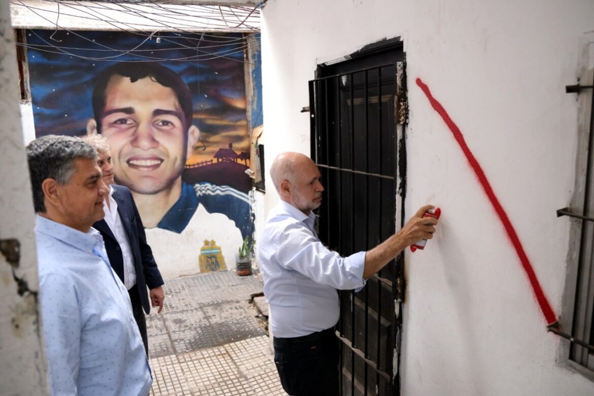 Rodríguez Larreta durante el cierre de un bunker narco: “hay que llevar esta política y esta convicción de lucha a nivel nacional”