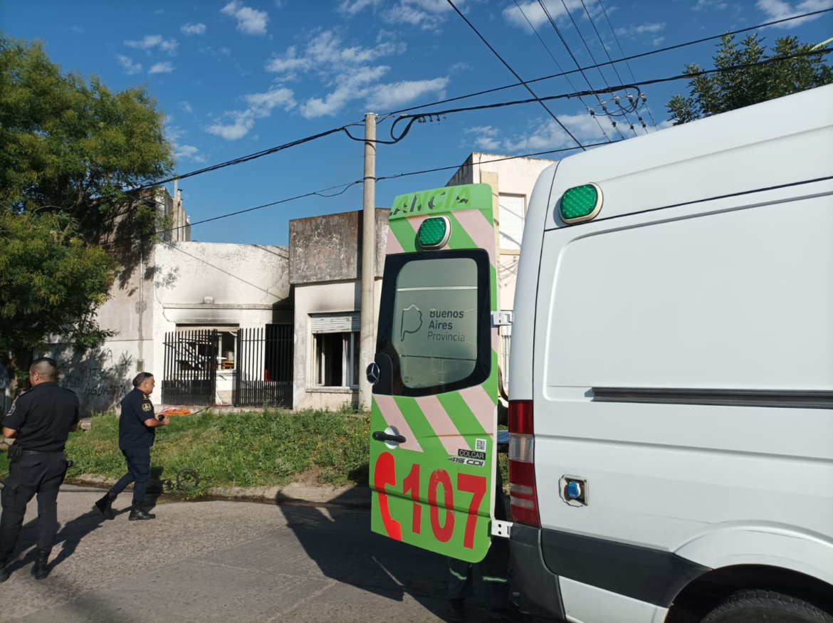 Trágico incendio un niño de 2 años murió y un adolescente está grave