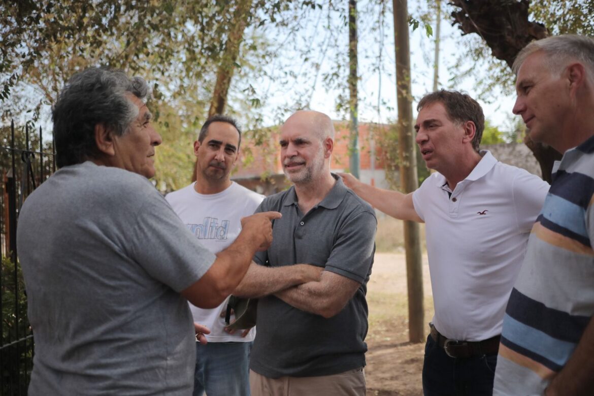 Rodríguez Larreta con Santilli en Morón: “Necesitamos encarar a fondo el problema de la inseguridad, los chicos no pueden volver solos de la escuela”