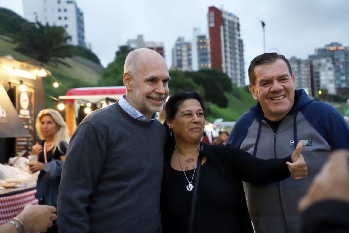 Rodríguez Larreta en Mar del Plata, con Montenegro