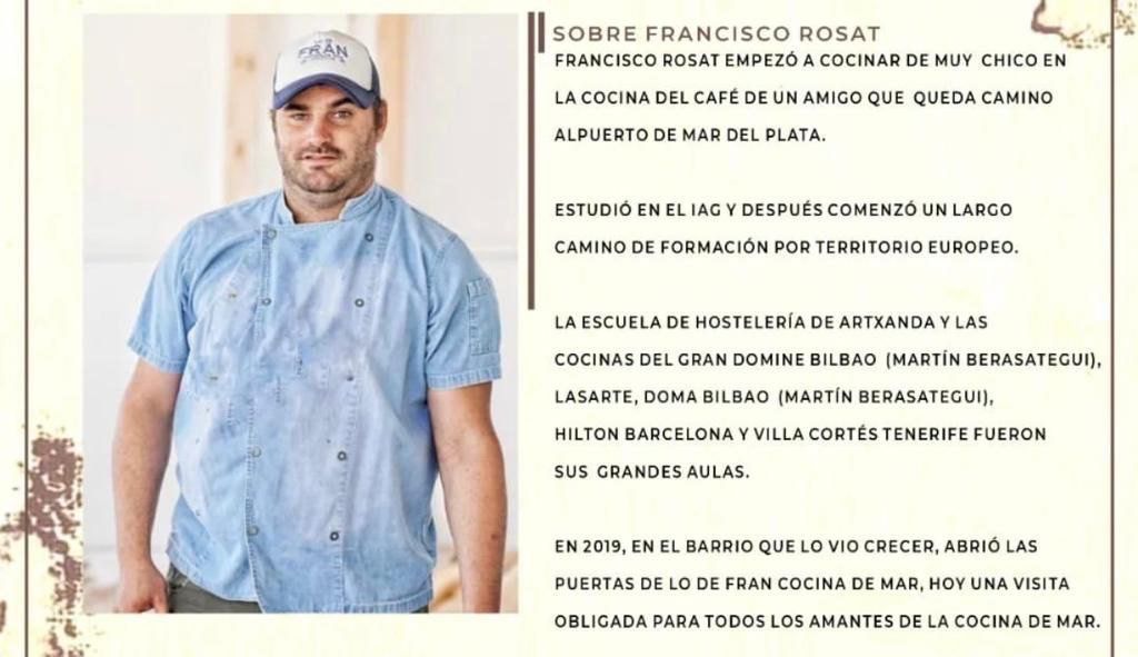 Un cocinero marplatense participará de MAPPA, la feria de gastronomía y productos federales con vidriera en Buenos Aires
