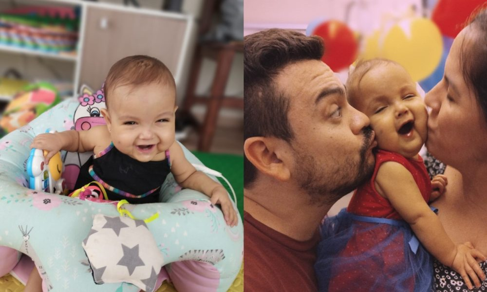 Mumi, una beba de un año que padece de una enfermedad muy rara necesita un trasplante multivisceral