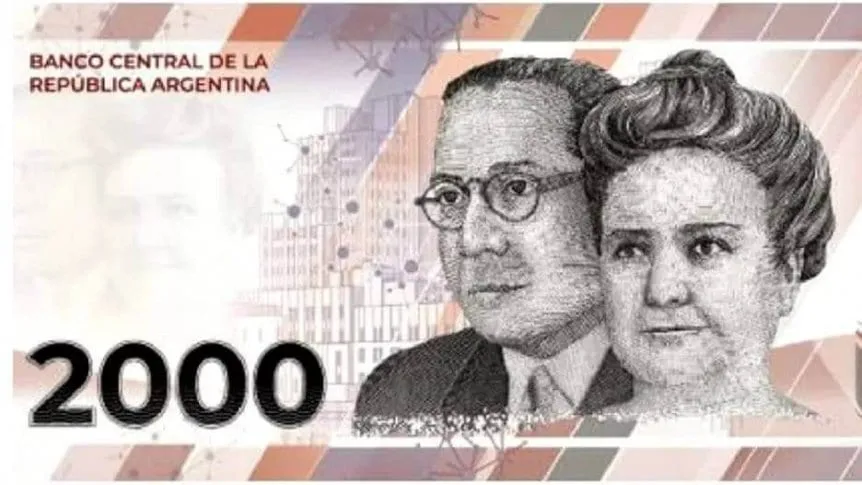 El Gobierno lanzó el nuevo billete de $2000 pesos