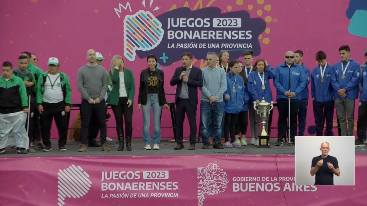 Kicillof presentó los Juegos Bonaerenses y afirmó que son un «instrumento para la igualdad»