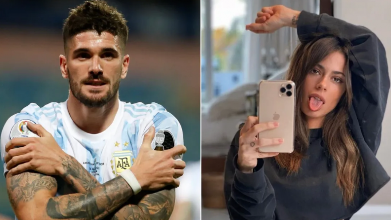 Un enigmático posteo de Rodrigo De Paul para Tini Stoessel encendió las redes