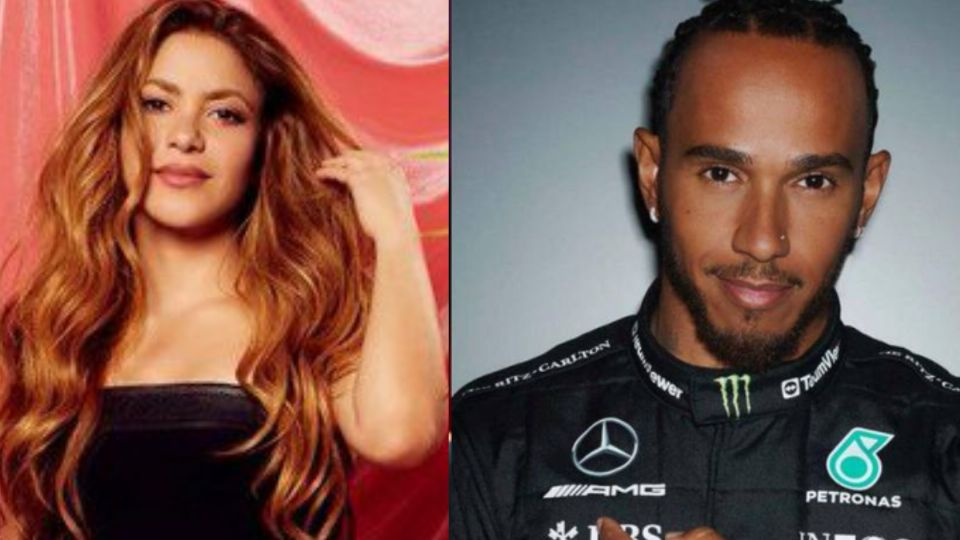 Las pruebas del romance de Shakira con Lewis Hamilton, el piloto de Fórmula 1