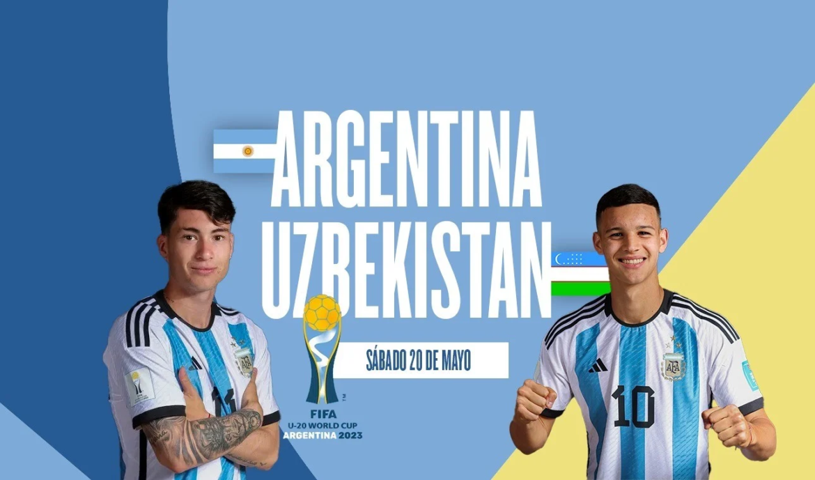 Argentina debuta en el Mundial Sub-20 ante Uzbekistán en Santiago del Estero