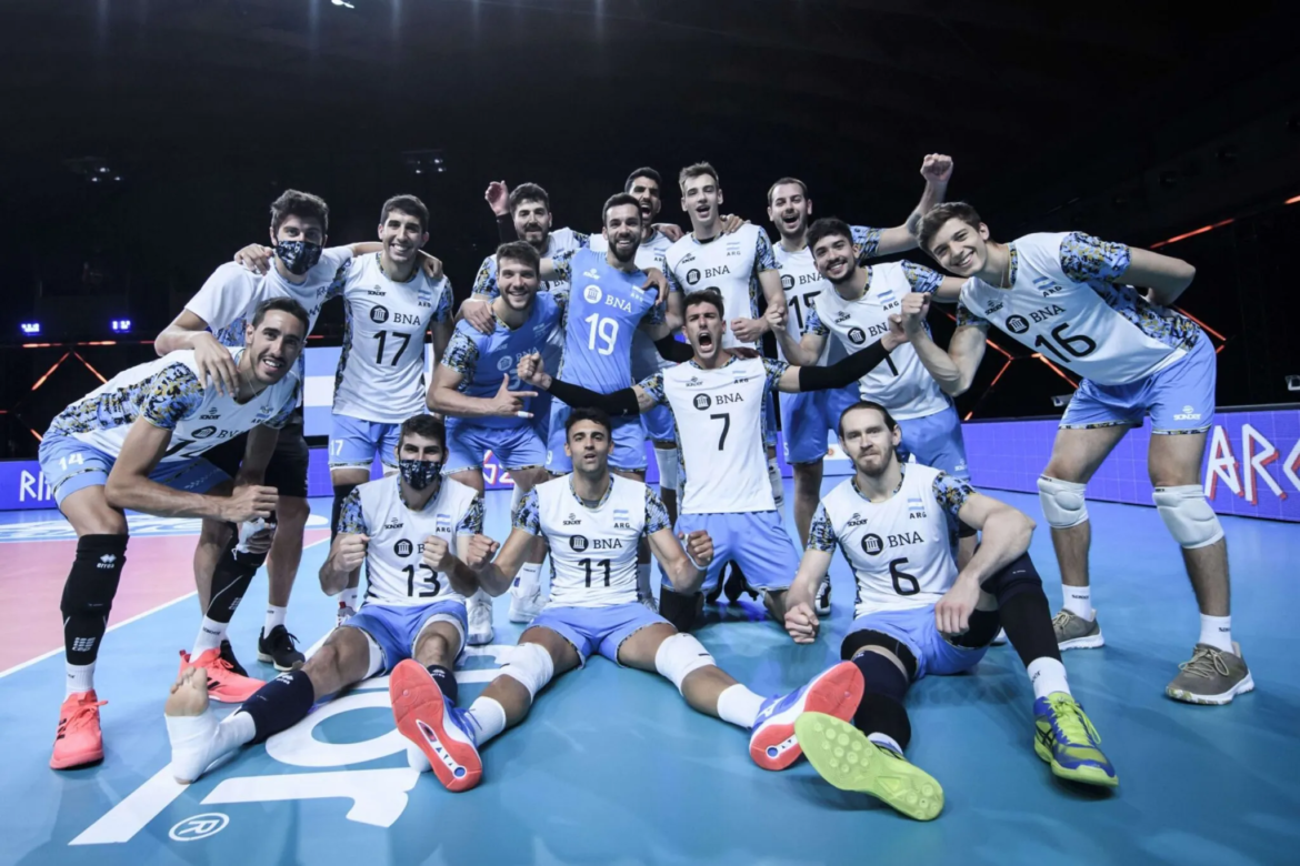 La Selección argentina de vóleibol logró un gran triunfo ante Países Bajos
