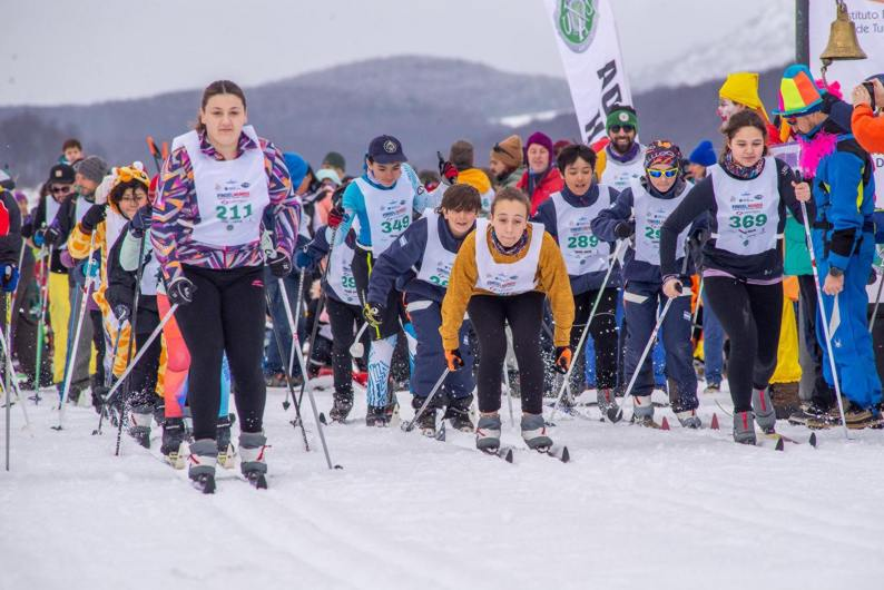 Ushuaia vivió su fiesta del esquí de fondo con una nueva edición de la tradicional “Marchablanca”
