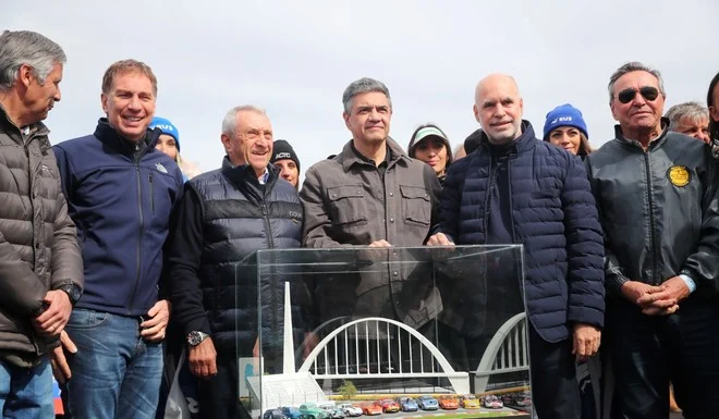 Rodríguez Larreta inauguró la nueva pista del Autódromo Gálvez junto a Jorge Macri y Diego Santilli