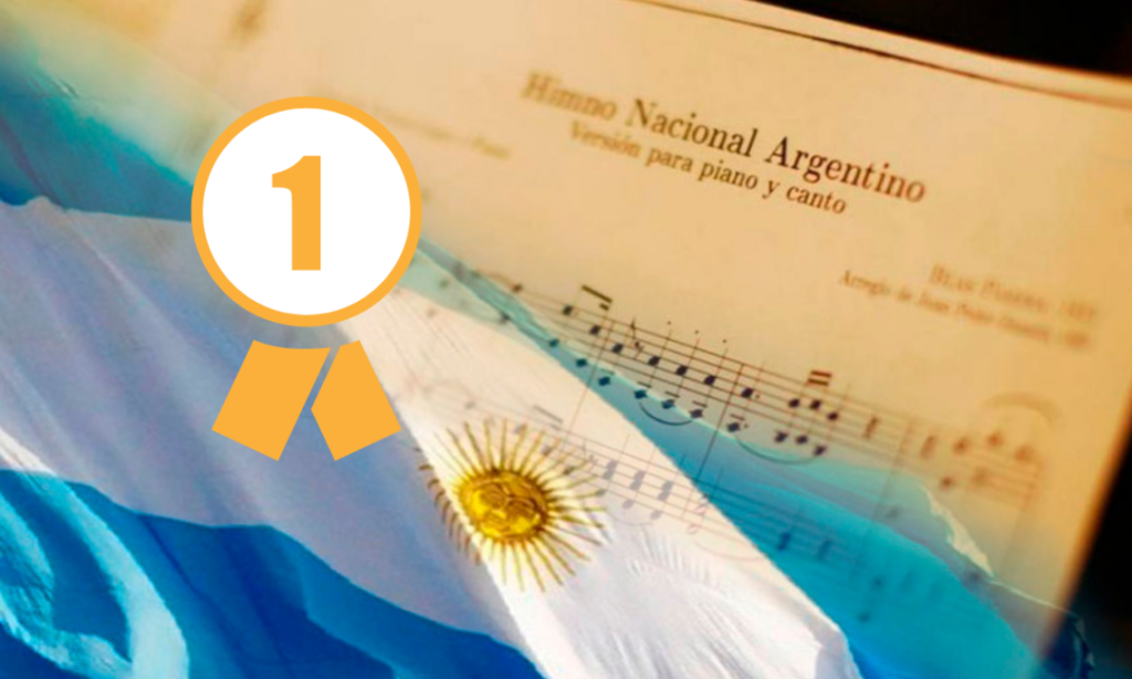 El Himno Nacional Argentino fue elegido como el mejor y mas lindo del mundo