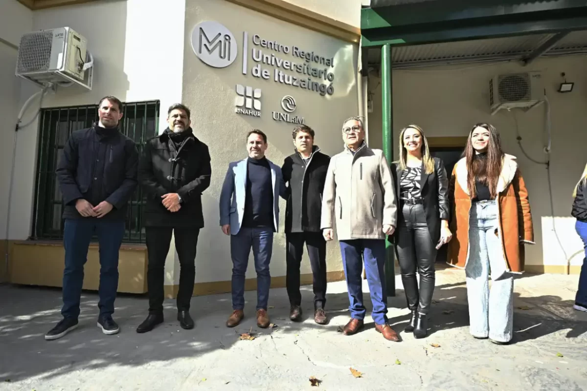 Kicillof: «Vamos a seguir acompañando a los intendentes que impulsan la creación de universidades»