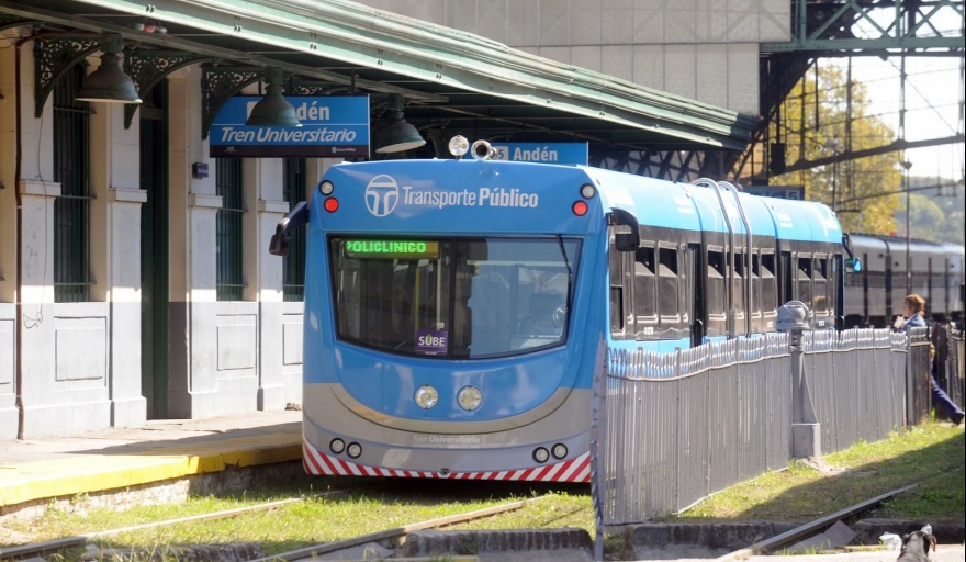 Kicillof inaugurará este lunes un nuevo tramo del Tren Universitario en La Plata
