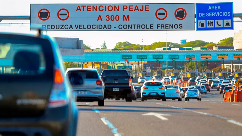 Aumentan un 50% las tarifas de peaje en todas las rutas argentinas