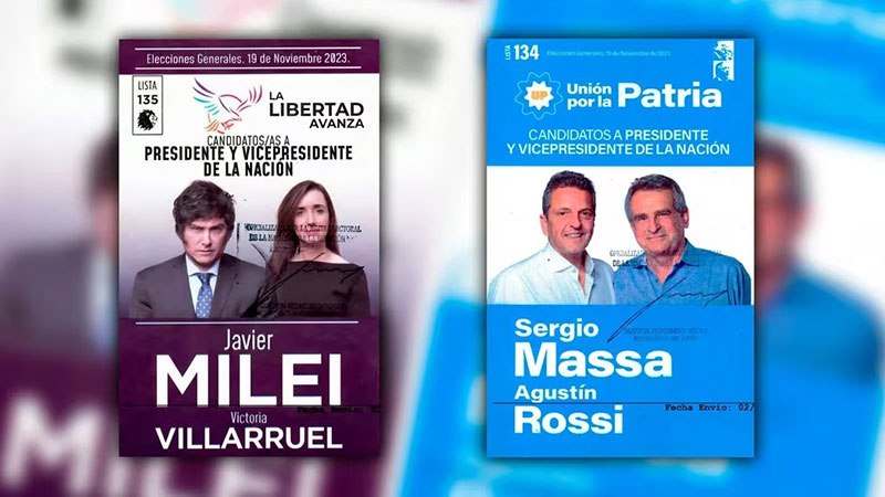 Son válidas para votar las boletas de la primera vuelta