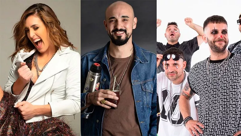 Abel Pintos, Los Palmeras, el Chaqueño, Diego Torres, Soledad, Los Tekis y Los Nocheros, en Cosquín