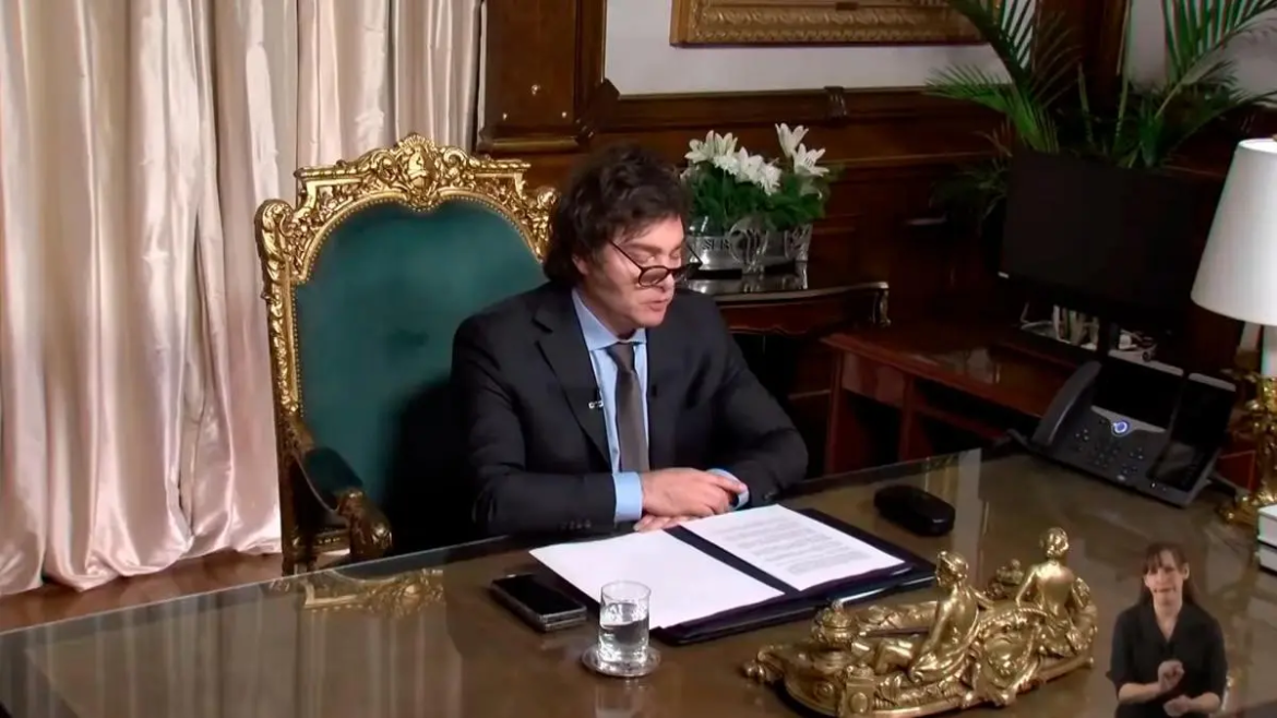 Milei defendió el proyecto de ley y pidió a la dirigencia que «abandone las anteojeras ideológicas»