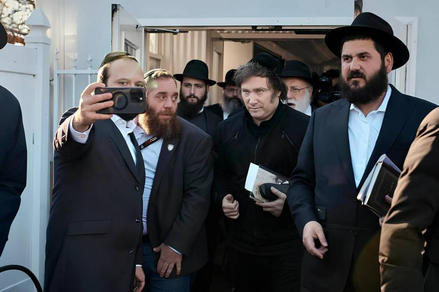 Milei asistirá hoy a la celebración de Janucá realizada por la Asociación Israelita Argentina Jabad