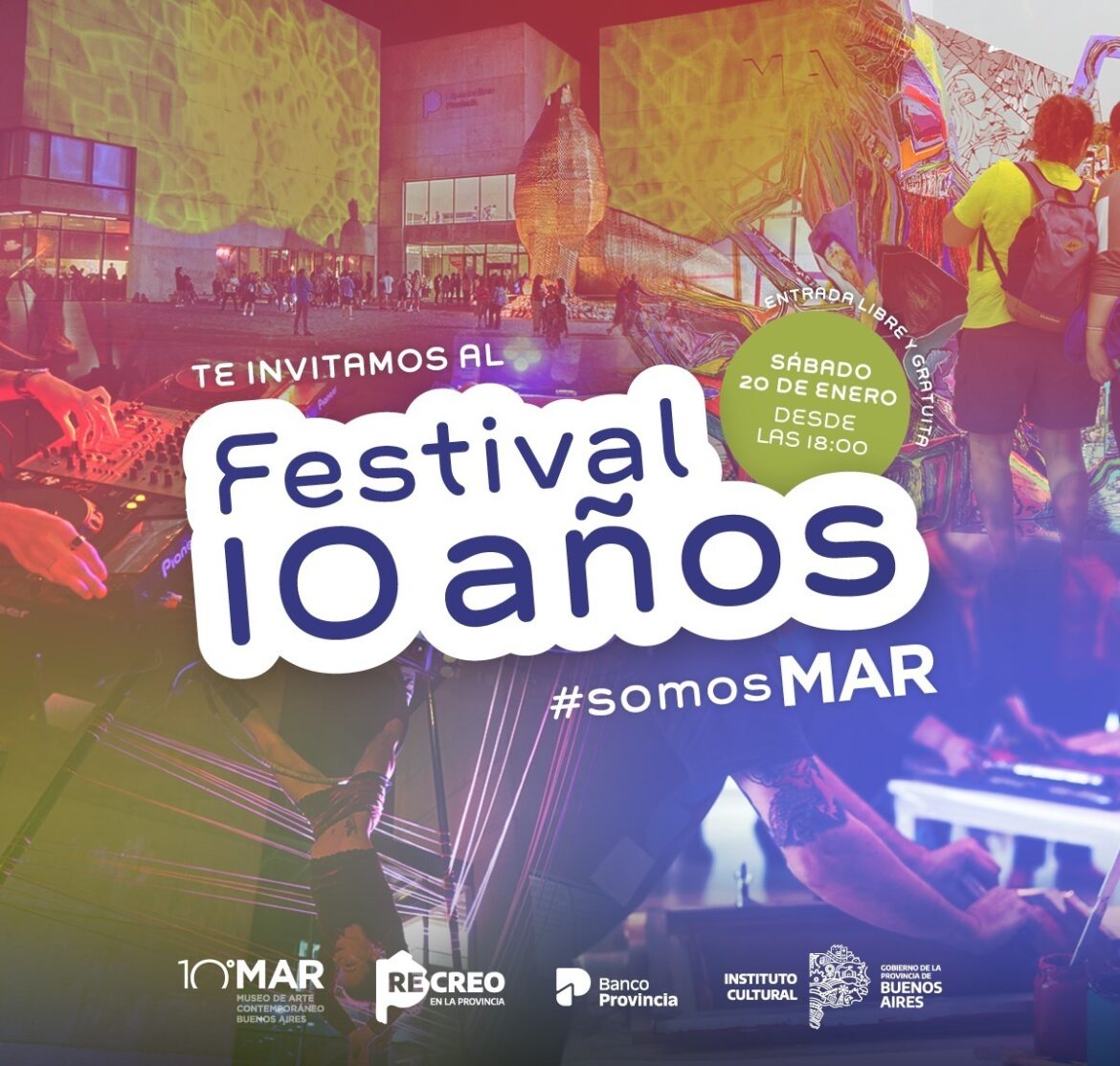 Mar del Plata: Festival 10 años en el Museo MAR