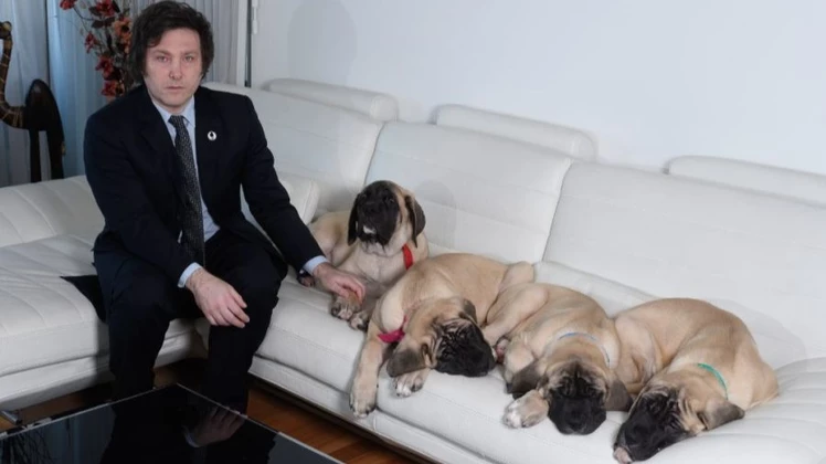 Javier Milei se muda a la Quinta de Olivos, aún falta terminar la obra para que mude a sus perros