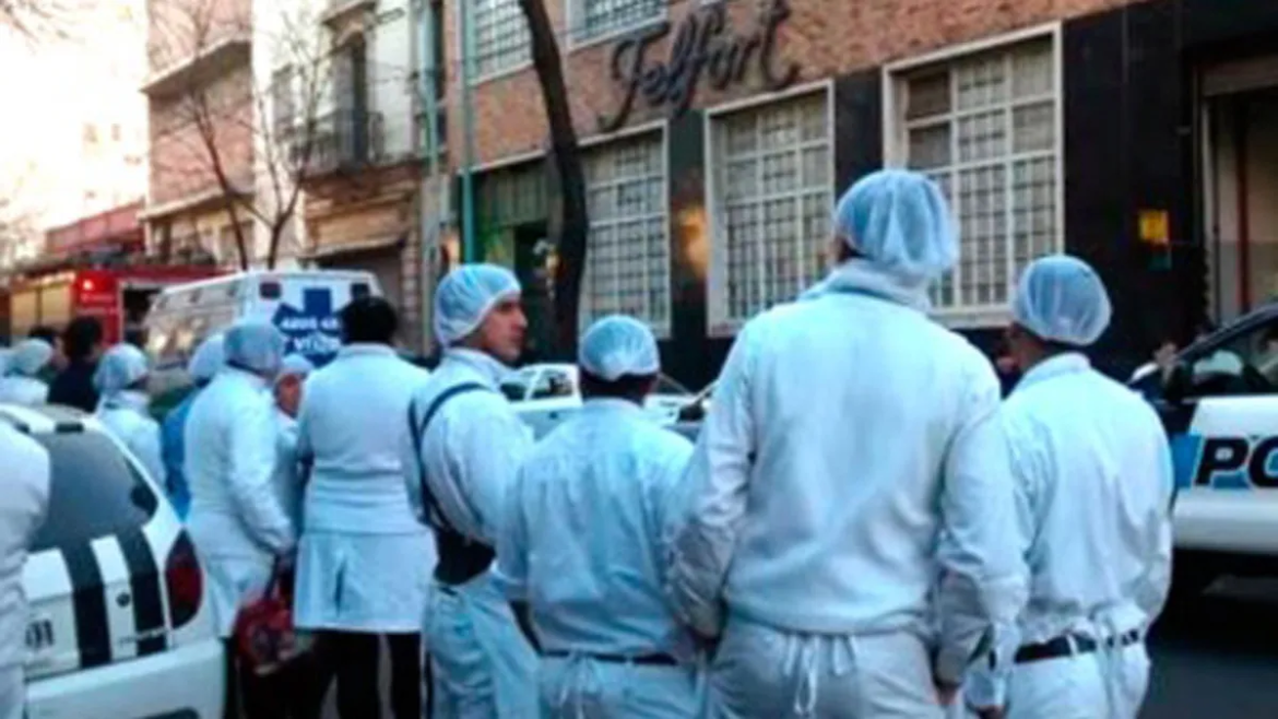 Controlaron un incendio en la fábrica de chocolate Felfort en el barrio porteño de Almagro