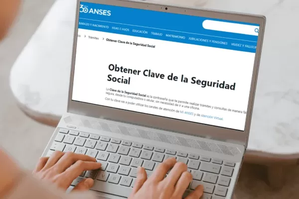 La clave de seguridad social permite realizar trámites en la web de la ANSES