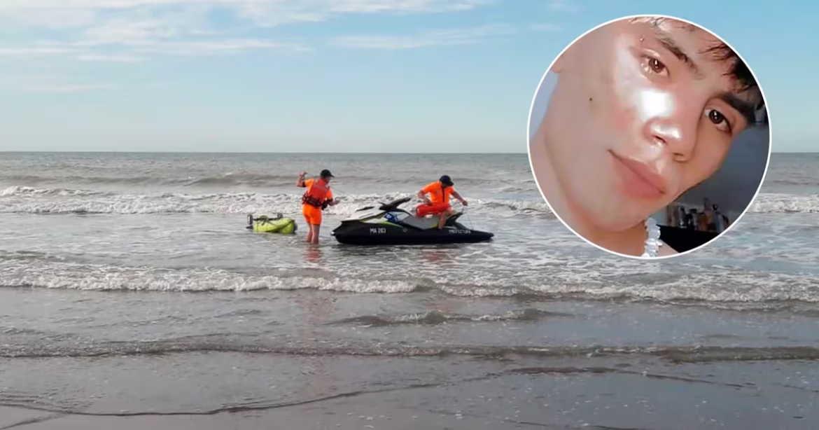 Hallan muerto al joven que era buscado luego de que ingresara al mar embravecido en Monte Hermoso