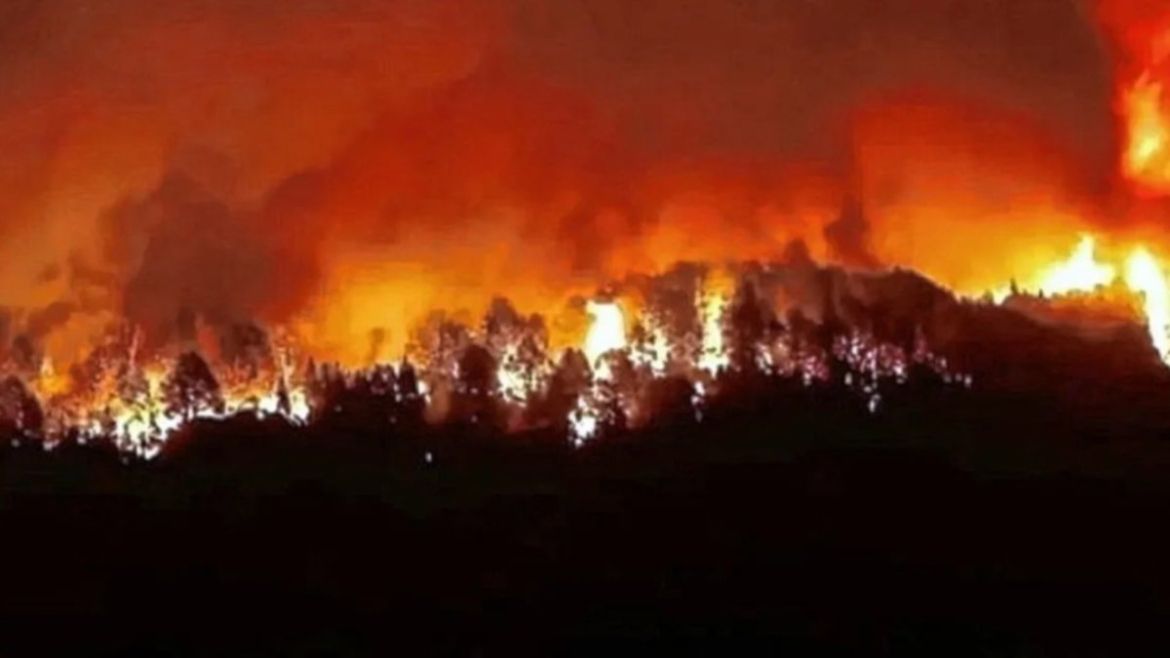 El incendio en Los Alerces sigue activo, pero la lluvia disminuyó su intensidad